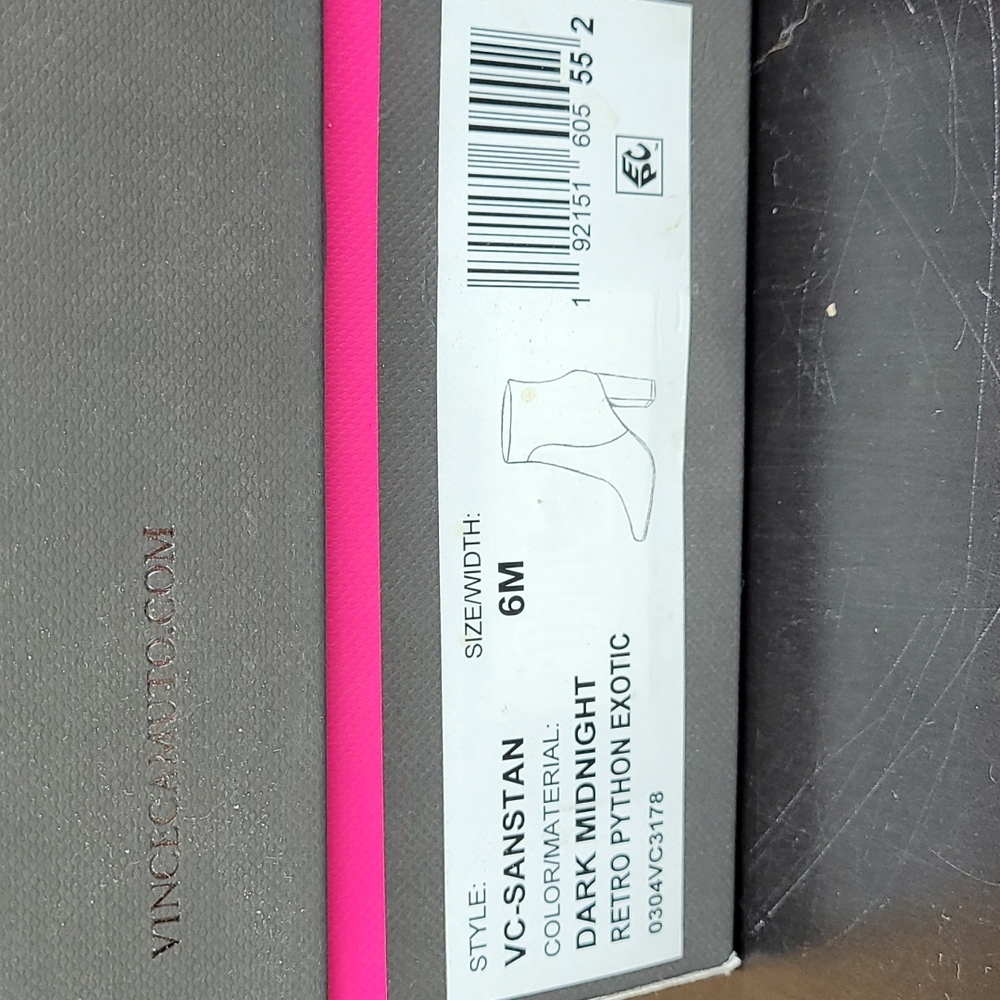 Vince Camuto Python Print Booties - image 6